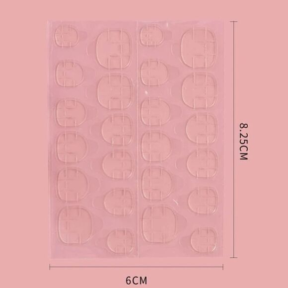 24 pcs Coffin Acrylic Press On Nail Set Reusable - Picture 6 of 10